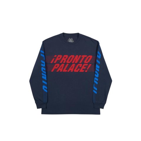 Palace PRONTO LONGSLEEVE NAVY