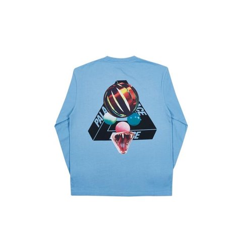 Palace SANS FERG LONGSLEEVE CORNFLOWER BLUE