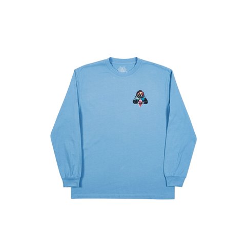 Palace SANS FERG LONGSLEEVE CORNFLOWER BLUE - Colorway