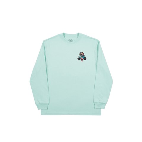 Palace SANS FERG LONGSLEEVE DUCK EGG BLUE - Colorway