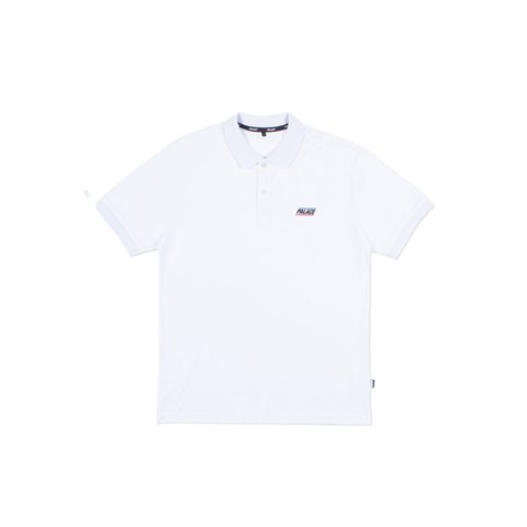 Palace BASICALLY A POLO WHITE - Colorway