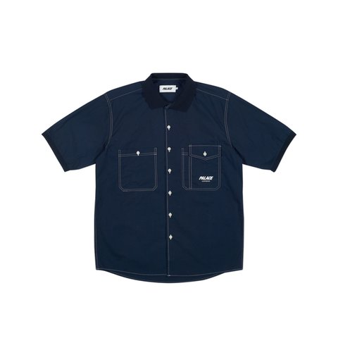 Palace P COLLAR SHIRT NAVY - Colorway