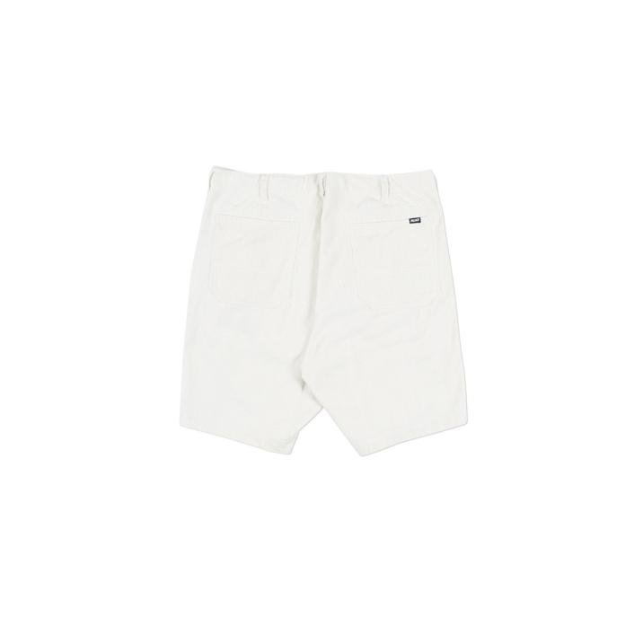 CORD FATIGUE SHORTS WHITE