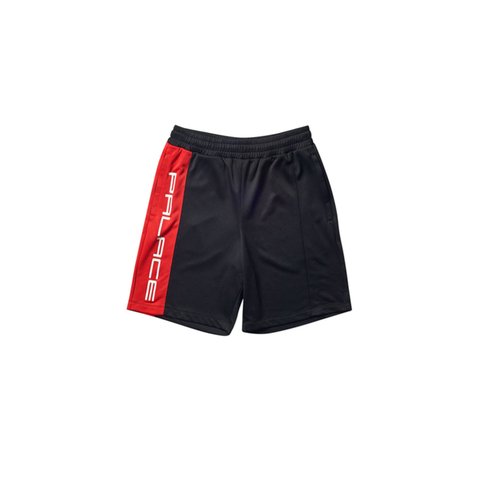 Palace RITUAL TRACK SHORTS BLACK / RED - Colorway