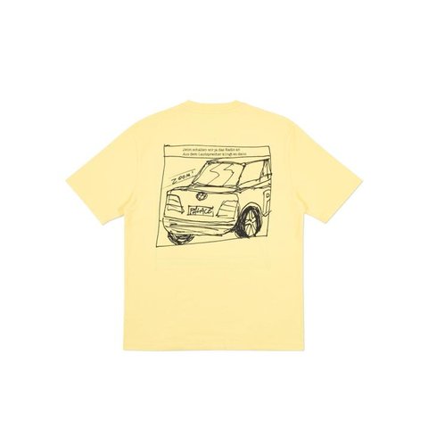 Palace AUTOBAHN T-SHIRT SUNSHINE YELLOW