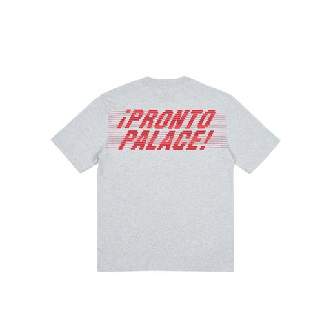 Palace PRONTO T-SHIRT GREY MARL