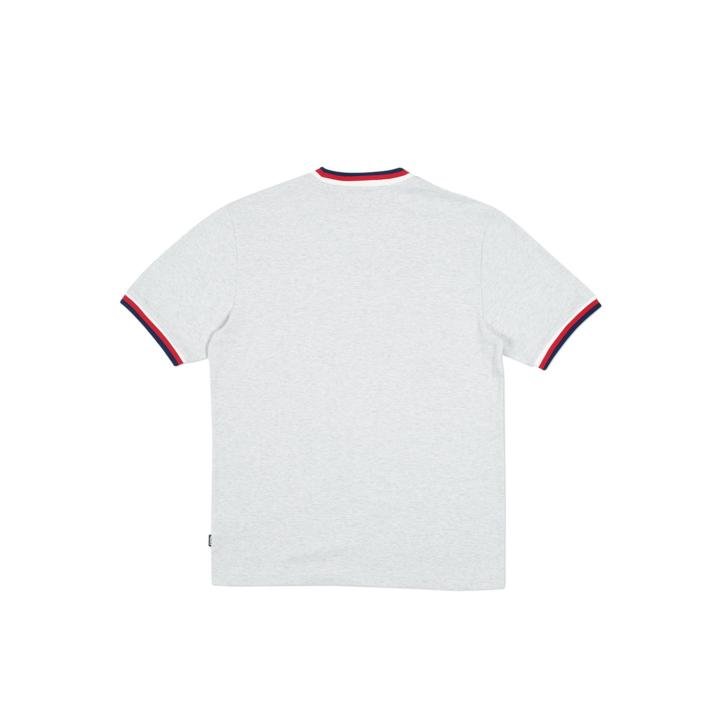 SPLIT HANDLE T-SHIRT LIGHT GREY MARL