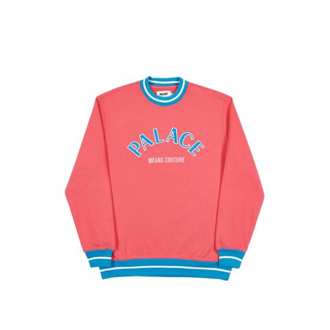 Palace COUTURE CREW PINK - Colorway