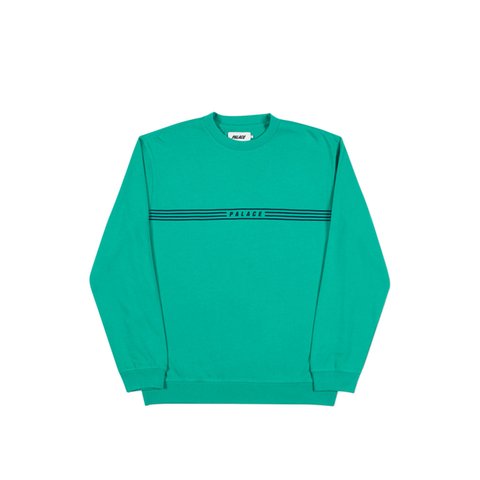 Palace SLICKY CREW GREEN - Colorway