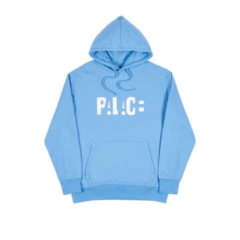 Palace BLOCK HOOD CORNFLOWER BLUE - Colorway