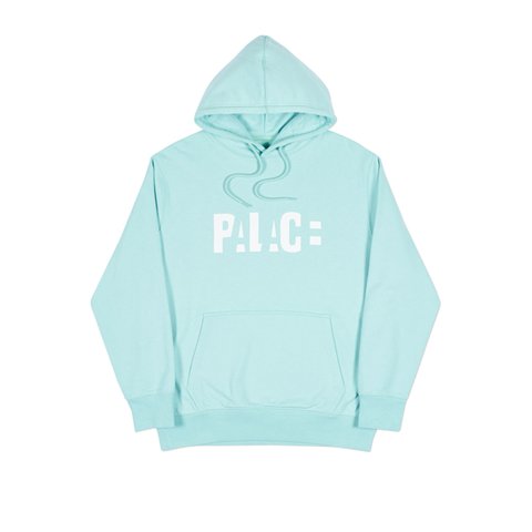 Palace BLOCK HOOD DUCK EGG BLUE - Colorway