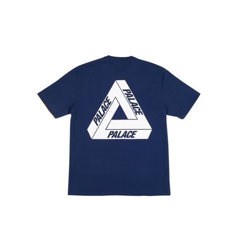 Palace REVERSO T-SHIRT NAVY / ORANGE - Colorway