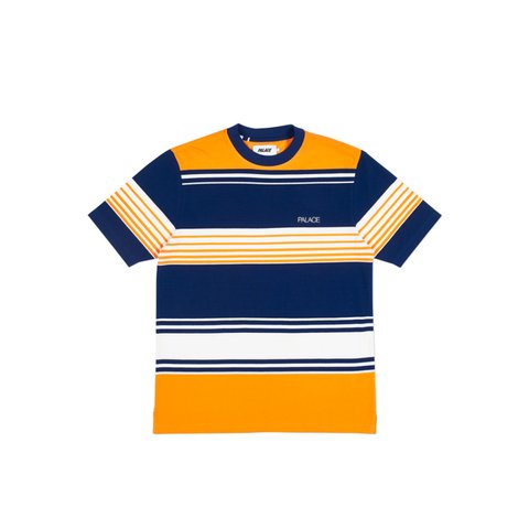 Palace ELLO ELLO T-SHIRT NAVY / ORANGE - Colorway