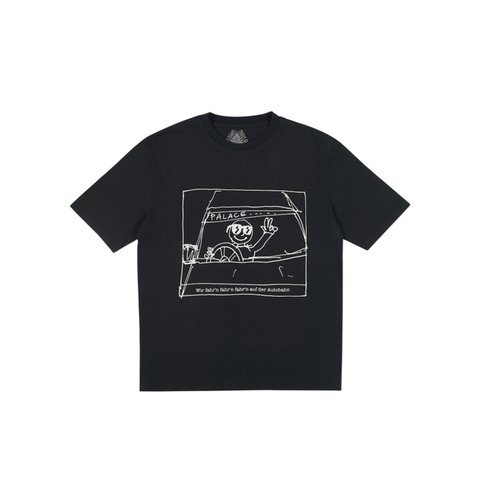 Palace AUTOBAHN T-SHIRT BLACK - Colorway