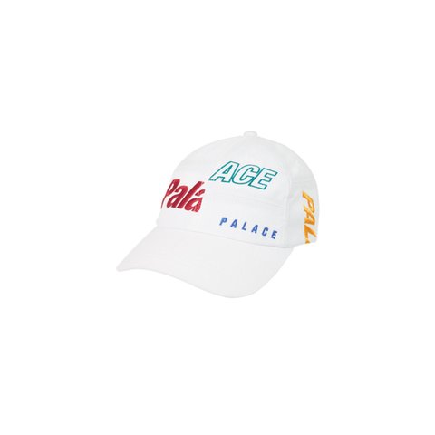 Palace PATCH PANEL 6-PANEL WHITE - Colorway