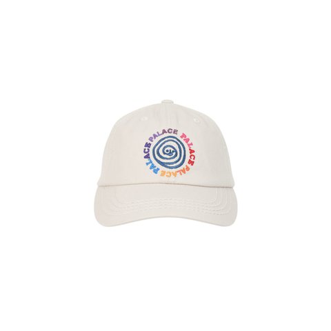 Palace SWIRLY JEAN STITCH 6-PANEL WHITE - Colorway