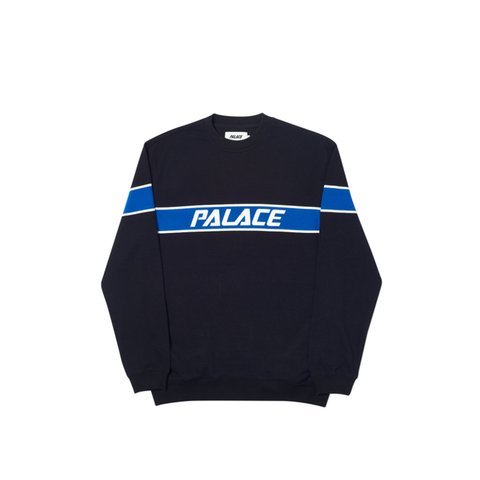 Palace ENGIN CREW BLACK - Colorway