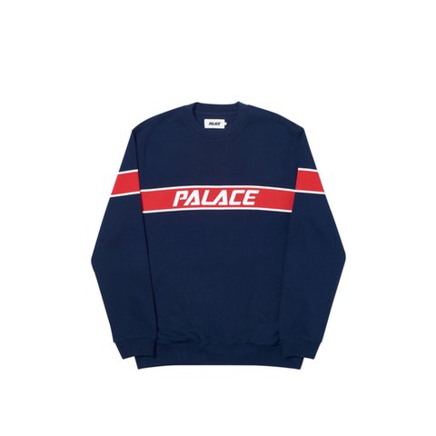Palace ENGIN CREW NAVY - Colorway