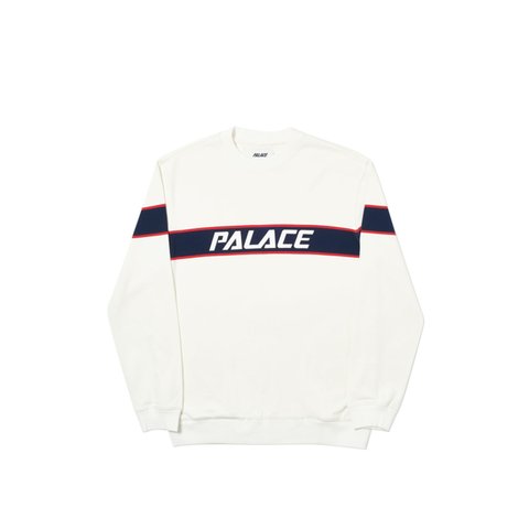 Palace ENGIN CREW WHITE - Colorway