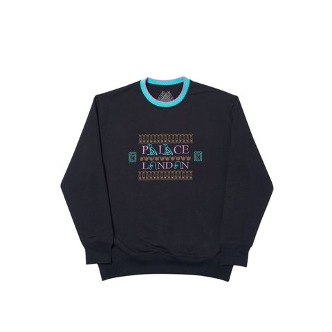 Palace FUNKALISTIC CREW BLACK - Colorway