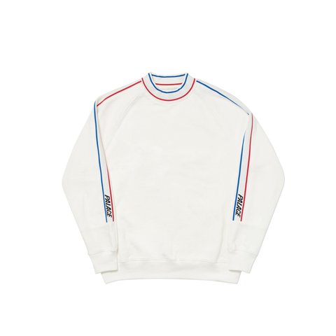 Palace JQ CREW WHITE - Colorway