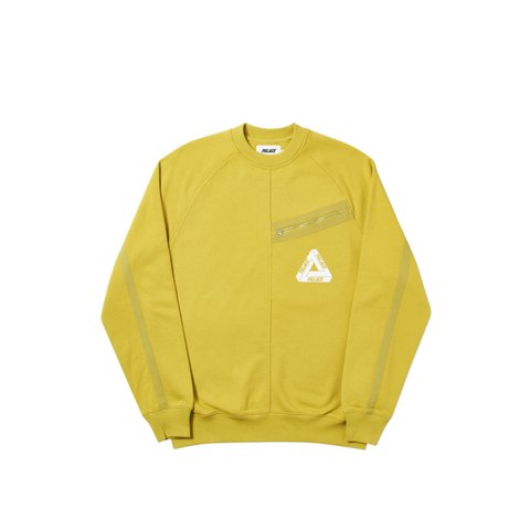 Palace WEBBER CREW ACID LIME - Colorway