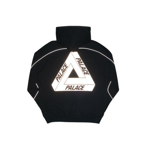 Palace REFLECTO HOOD BLACK - Colorway