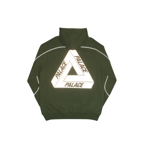 Palace REFLECTO HOOD OLIVE - Colorway