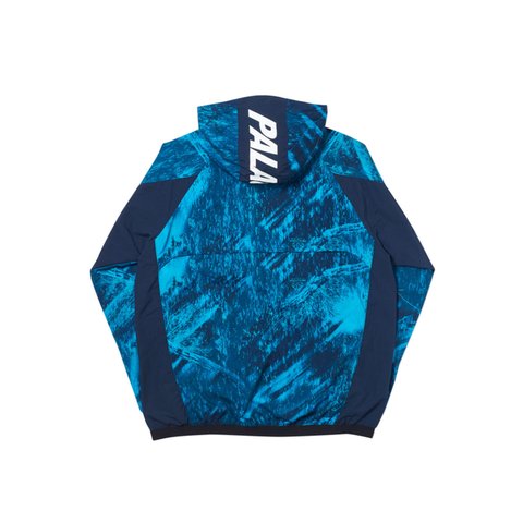 Palace ASYMETRIC REAL TREE SHELL TOP BLUE - Colorway