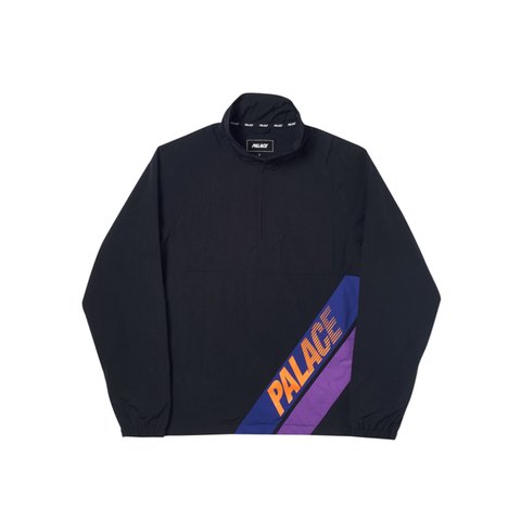 Palace PAL BEAM COTTON SHELL 1/4 ZIP BLACK - Colorway