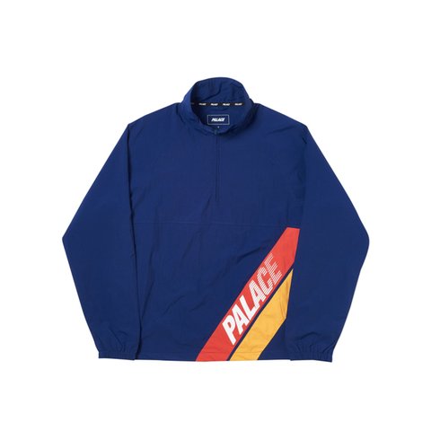 Palace PAL BEAM COTTON SHELL 1/4 ZIP NAVY - Colorway
