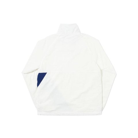 Palace PAL BEAM COTTON SHELL 1/4 ZIP WHITE
