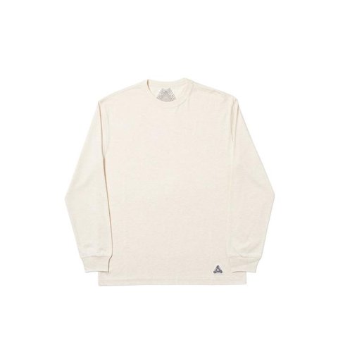 Palace SOFAR LONGSLEEVE OATMEAL MARL