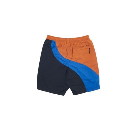 Palace WAVE RUNNER SHELL SHORTS BLACK / BLUE / ORANGE