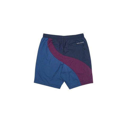 Palace WAVE RUNNER SHELL SHORTS GREY / PLUM / NAVY