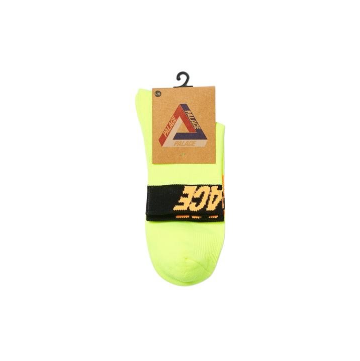 P TECH SOCK FLURO YELLOW