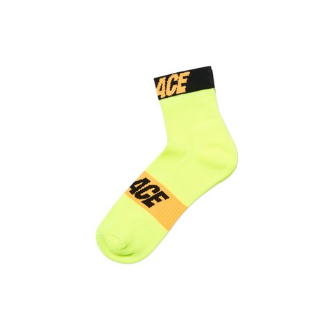 Palace P TECH SOCK FLURO YELLOW - Colorway