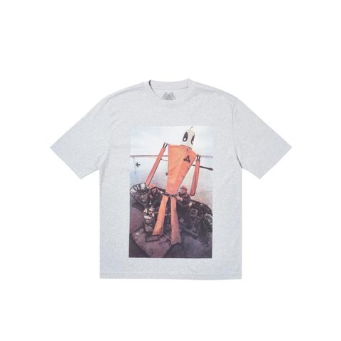 Palace SLICK T-SHIRT GREY MARL