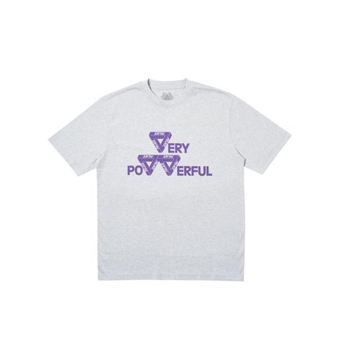Palace POWER T-SHIRT GREY MARL