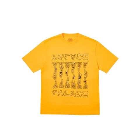Palace WARPER T-SHIRT YELLOW