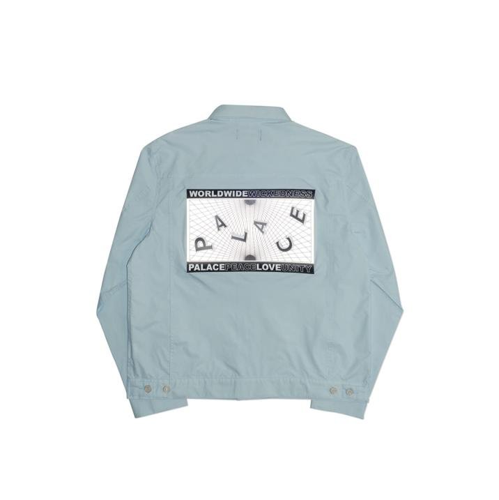 GRIDDLE SHELL JACKET LIGHT BLUE