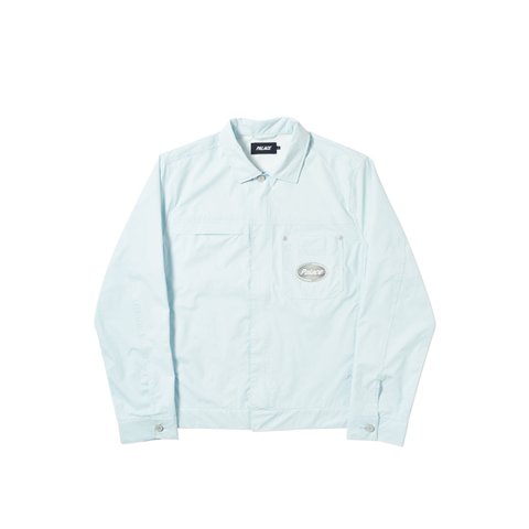 Palace GRIDDLE SHELL JACKET LIGHT BLUE - Colorway