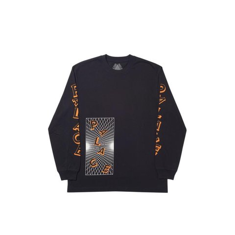 Palace GRIDDLE LONGSLEEVE BLACK