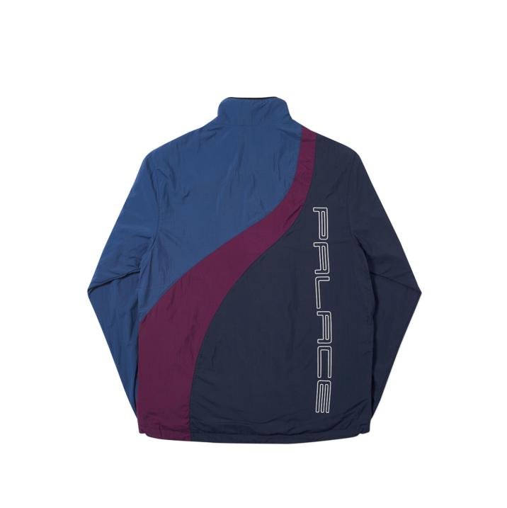 WAVE RUNNER SHELL TOP GREY / PLUM / NAVY