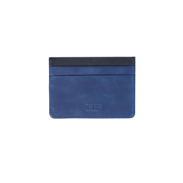 LEATHER CARDHOLDER BLUE