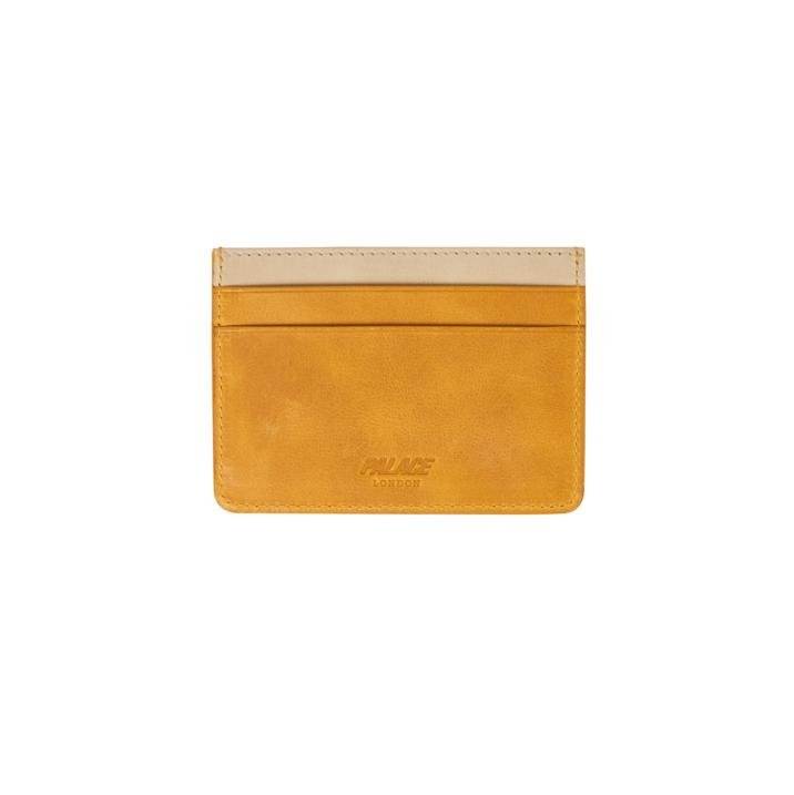LEATHER CARDHOLDER YELLOW
