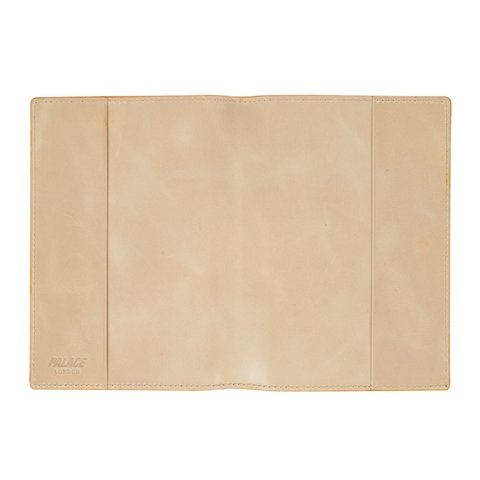 Palace LEATHER PASSPORT CASE YELLOW - Colorway