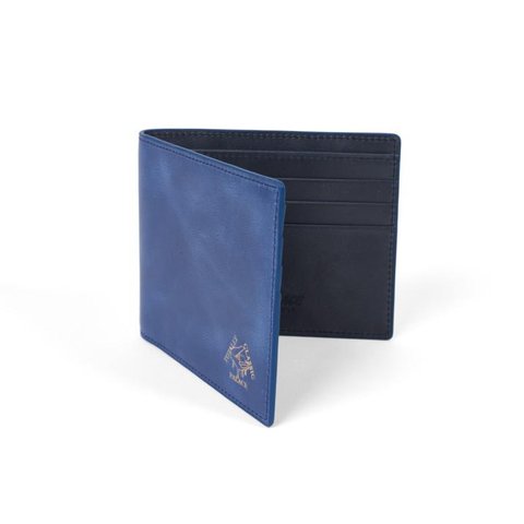 Palace LEATHER BILLFOLD WALLET BLUE
