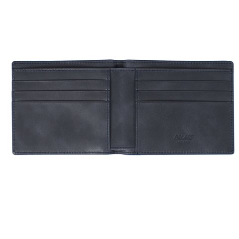 Palace LEATHER BILLFOLD WALLET BLUE - Colorway