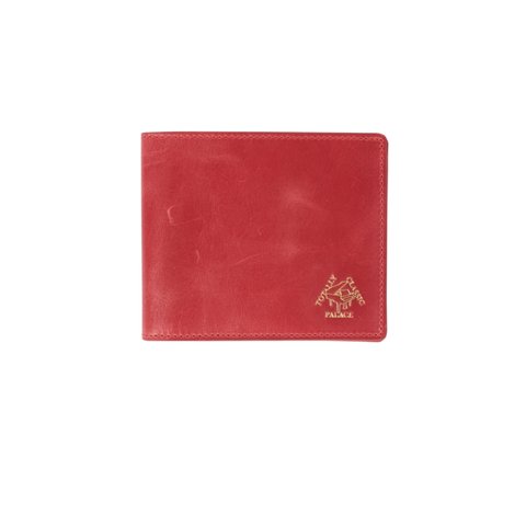 Palace LEATHER BILLFOLD WALLET RED - Colorway